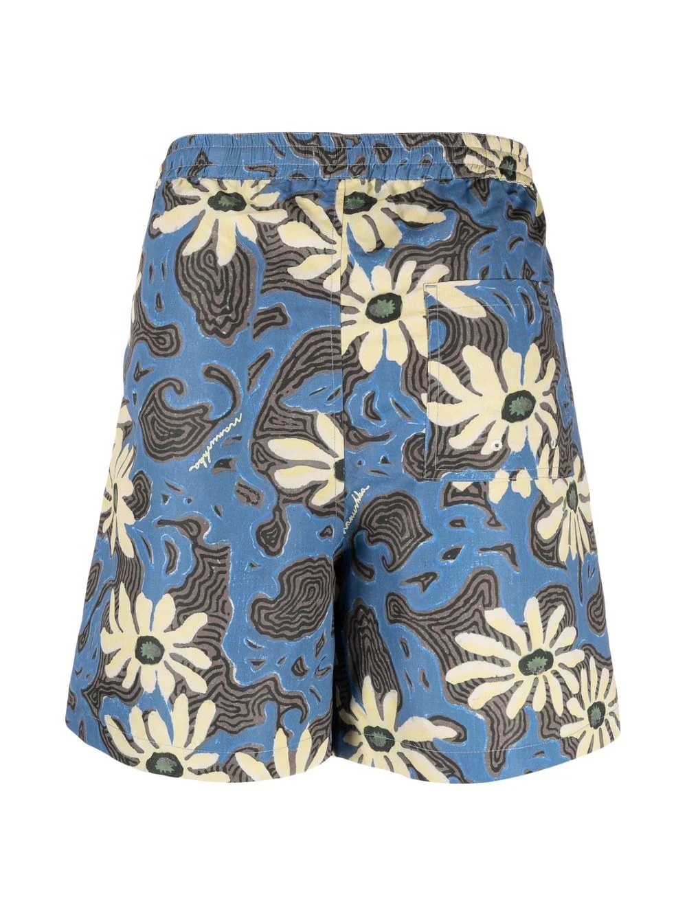 all-over floral print swim shorts - 2