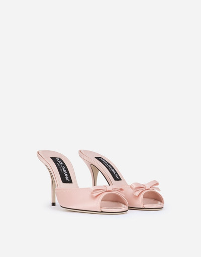 Dolce & Gabbana Satin mules outlook