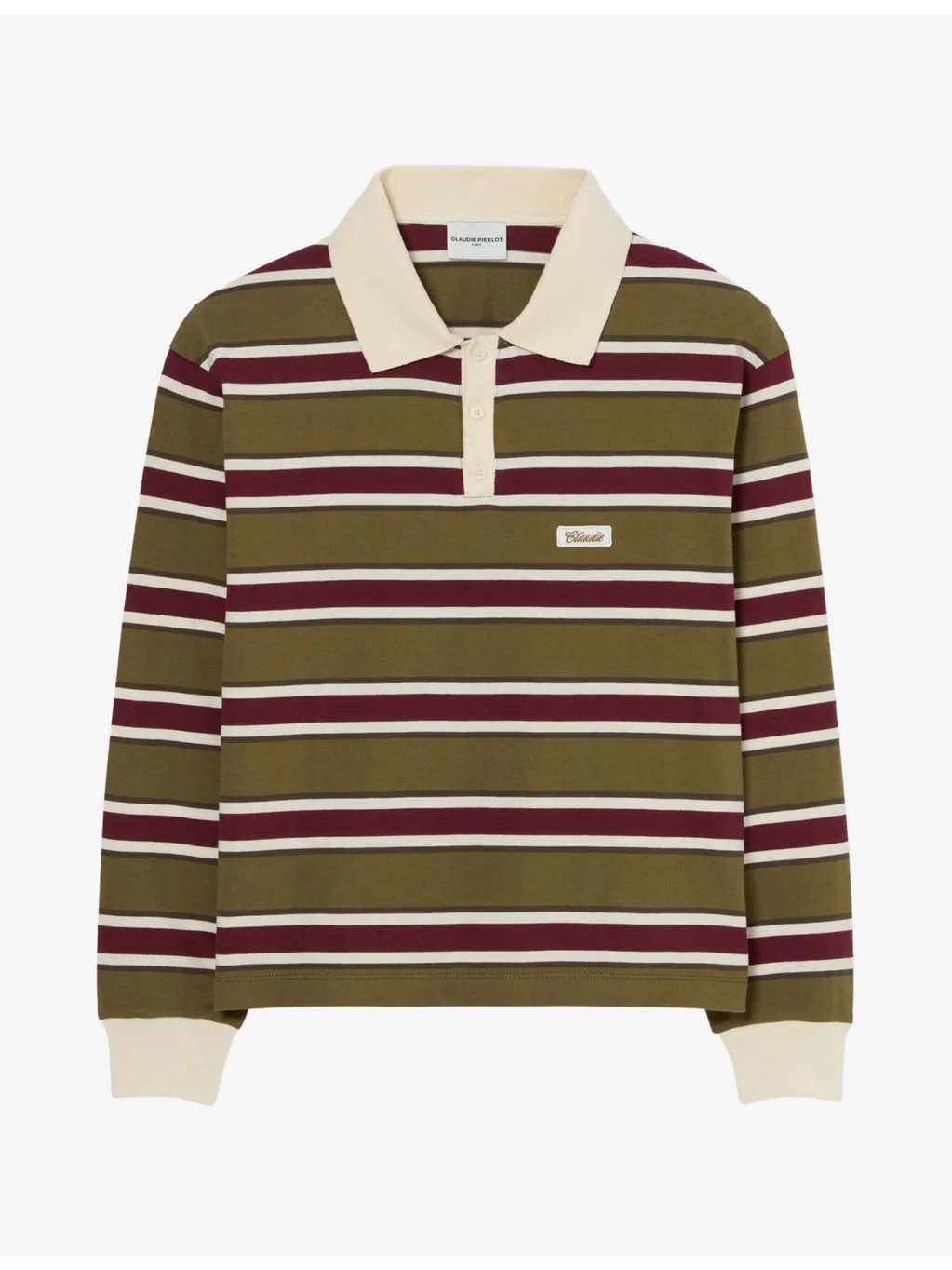 Striped Relaxed-Fit Cotton Polo Shirt - 1
