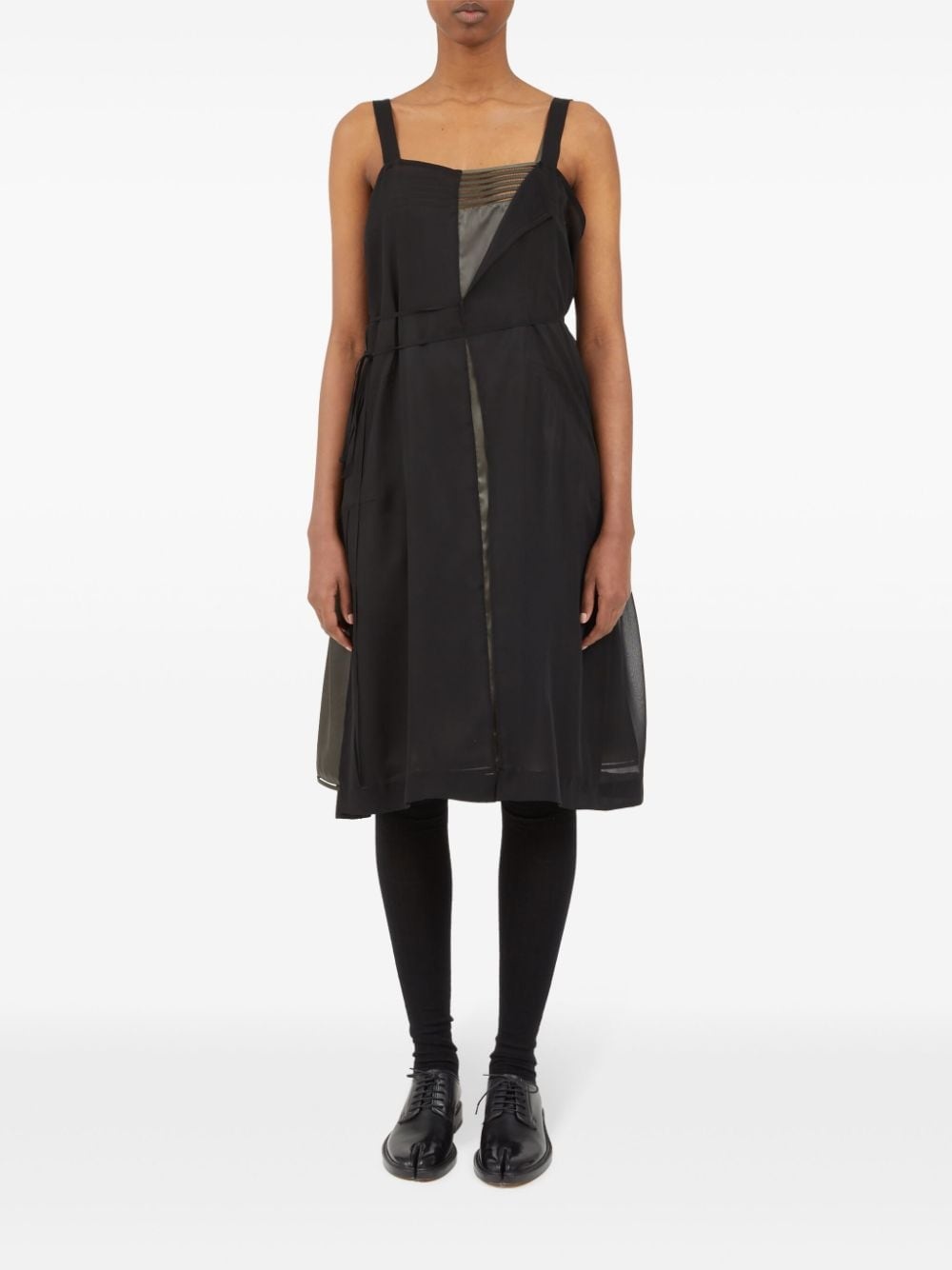 embroidered-logo midi dress - 2