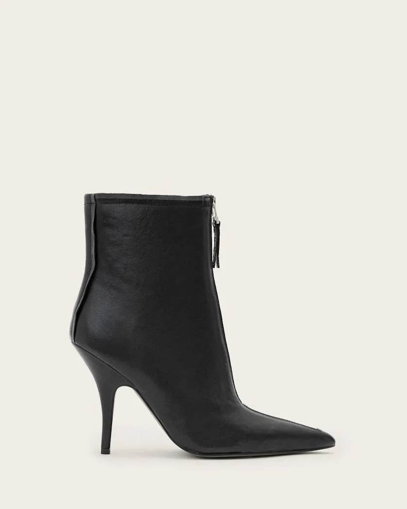 VERA LEATHER BOOTS - 1