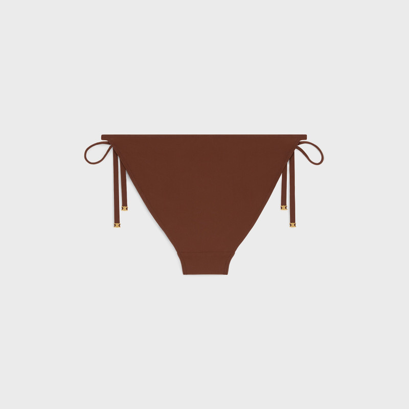 CELINE triomphe swimsuit botton in matte jersey outlook