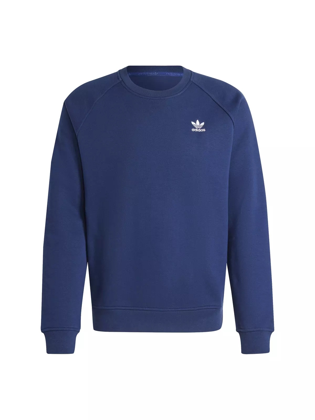 Originals Men's Trefoil Essentials Lifestyle Crew Sweatshirt -Navy - 6