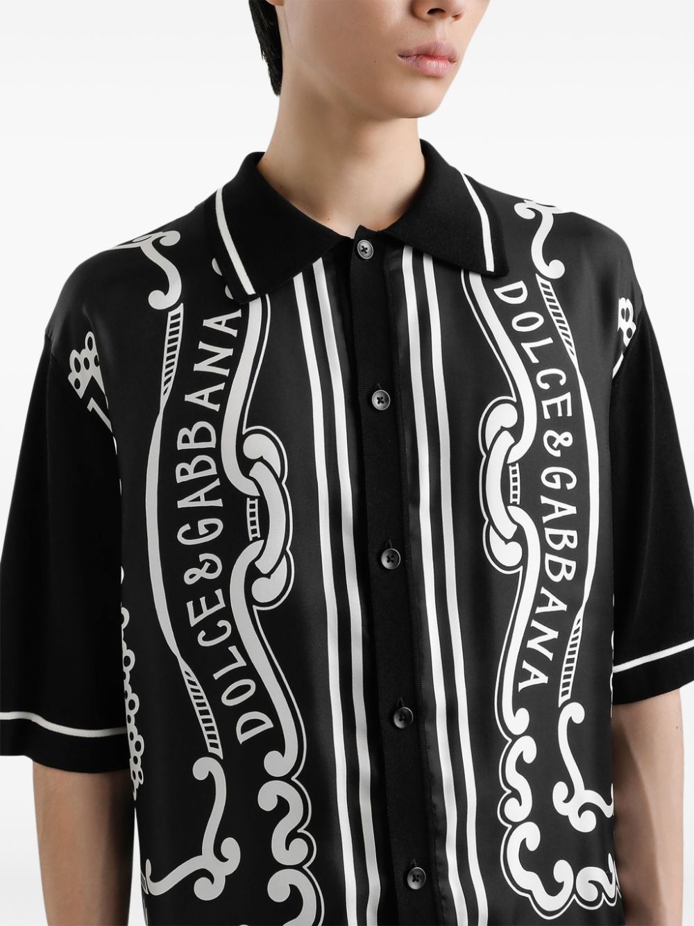 bandanna-print shirt - 4