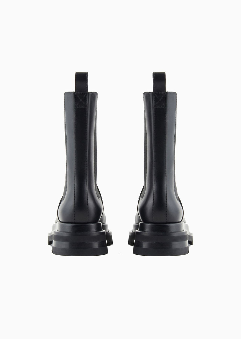 GIORGIO ARMANI Chunky sole ankle boots outlook