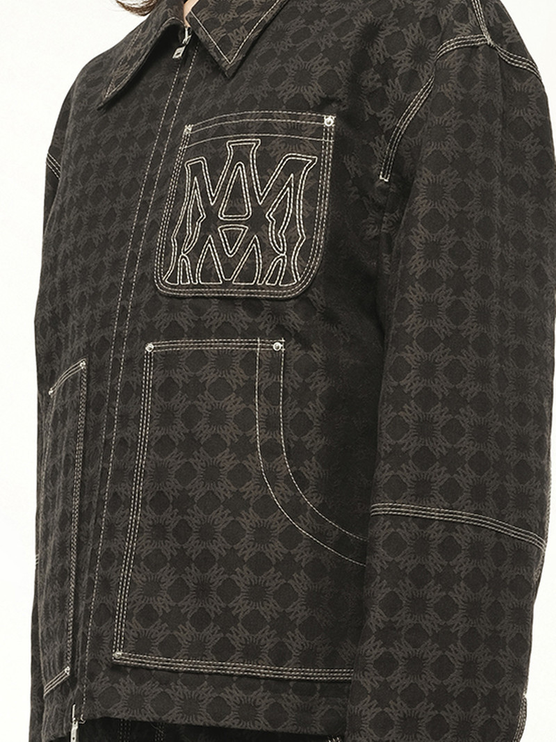 AMIRI MA Quad Work Jacket in Black outlook