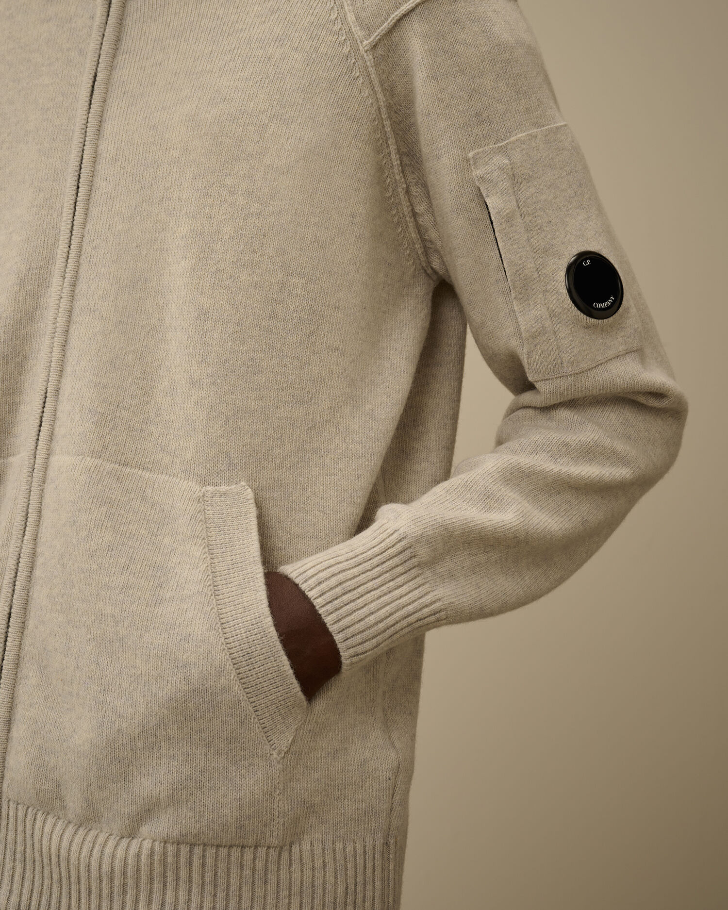 Lambswool GRS Full Zip Sweater - 5