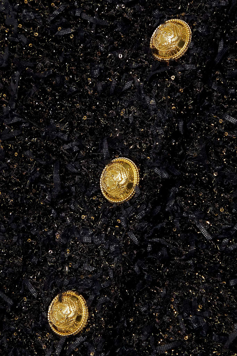 Metallic bouclé-tweed jacket 5