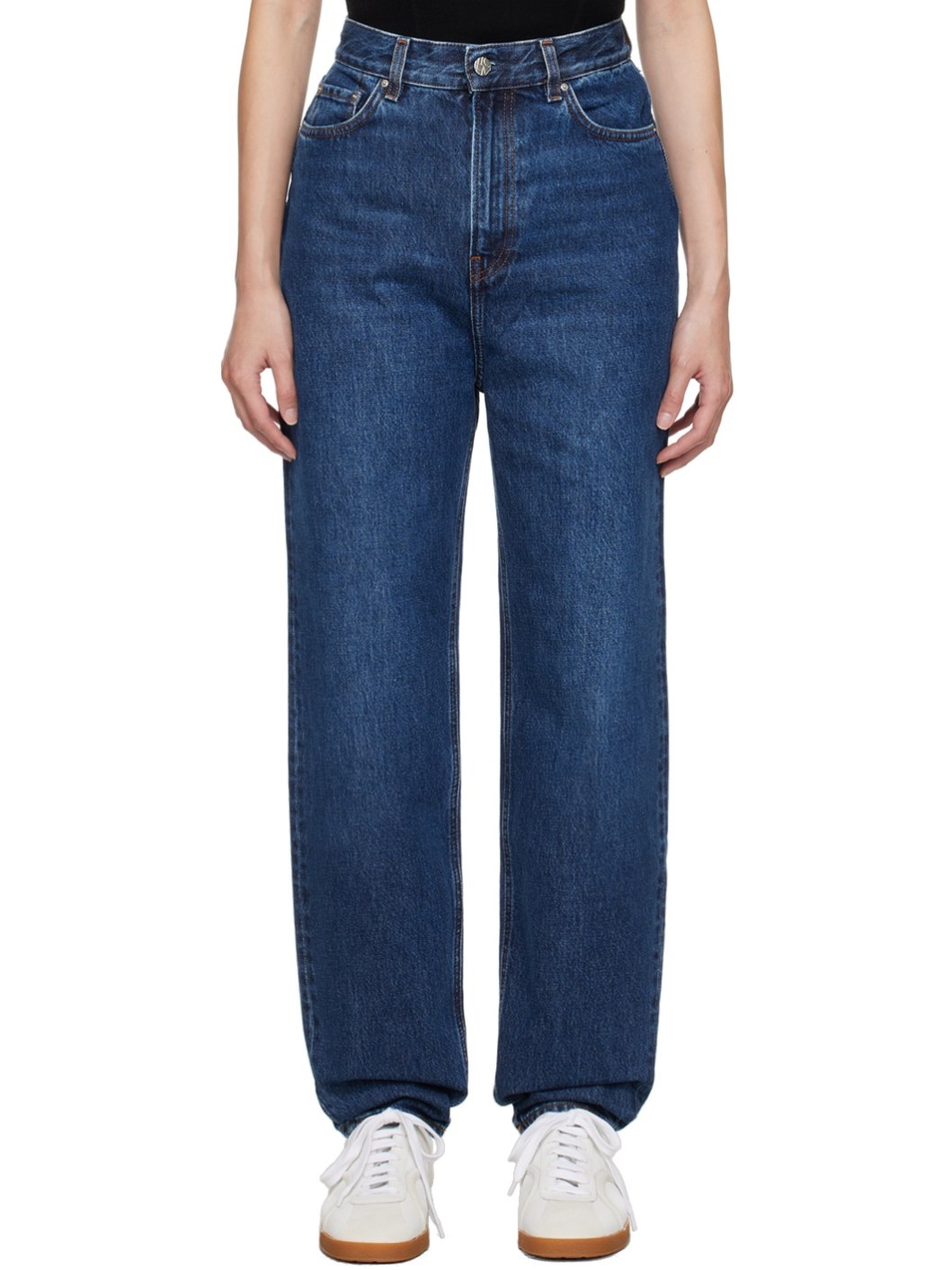 Indigo Tapered Jeans - 1