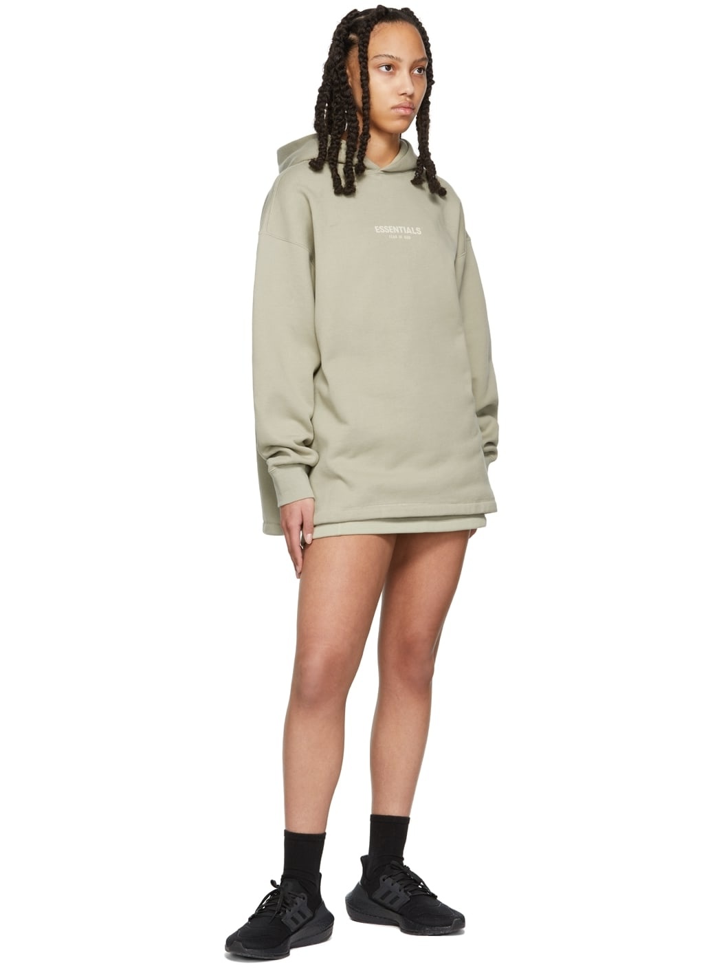 Green Relaxed Hoodie - 4