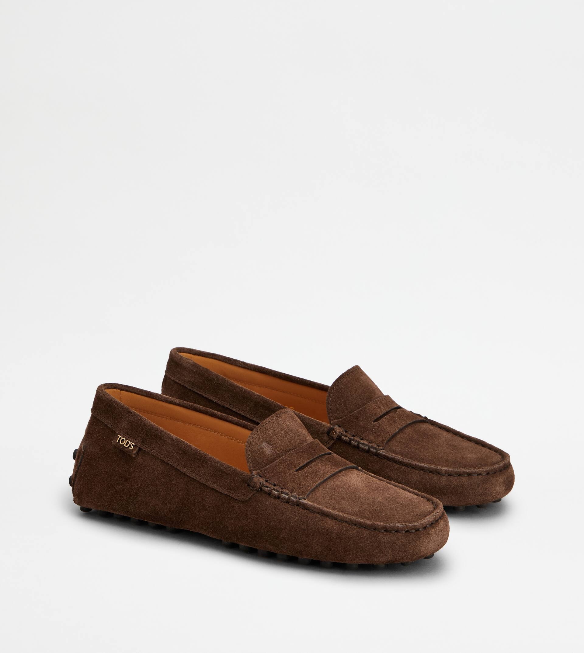 GOMMINO DRIVING SHOES IN SUEDE - BROWN - 2