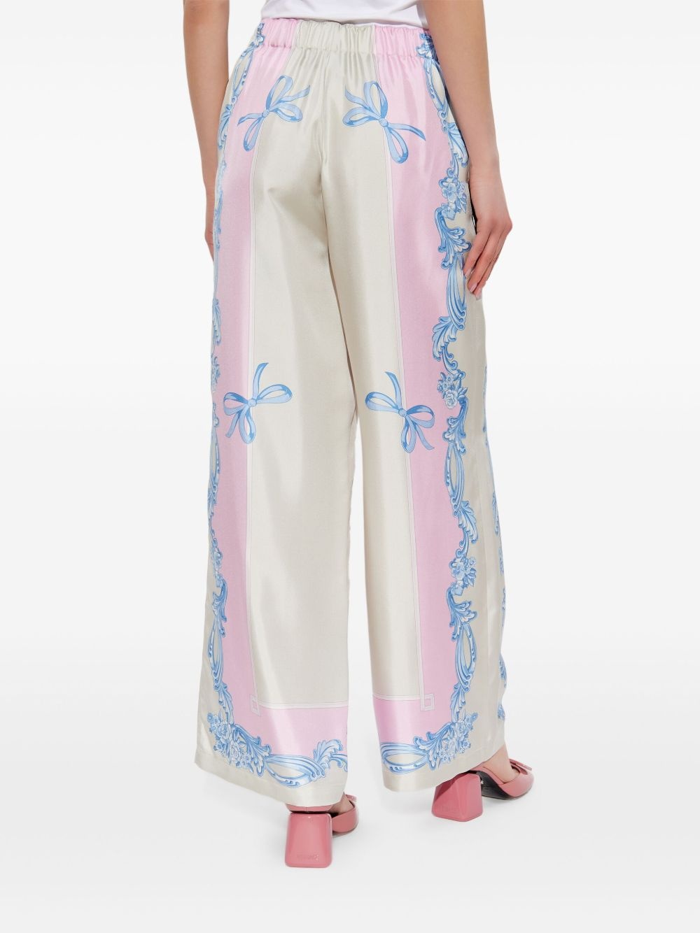 logo-patch trousers - 4