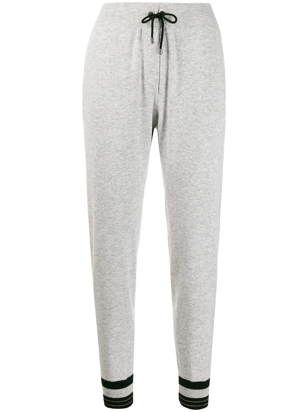 stripe trim sweatpants - 1