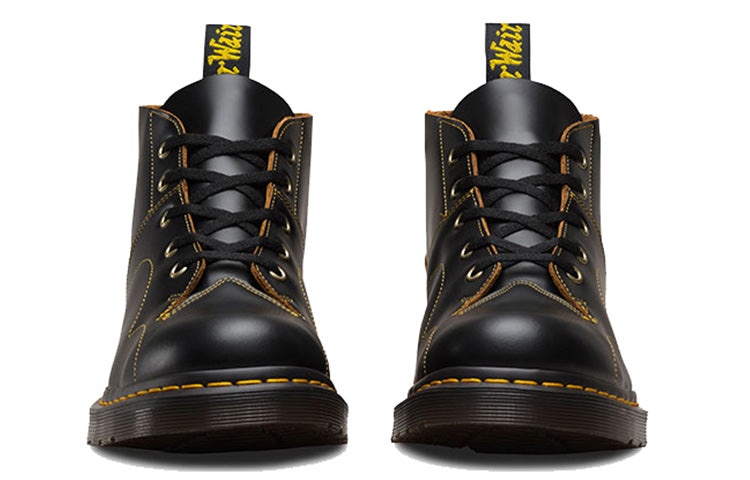 Dr. Martens Church Retro 5 Martin boots Couple Style Black 16054001 - 3