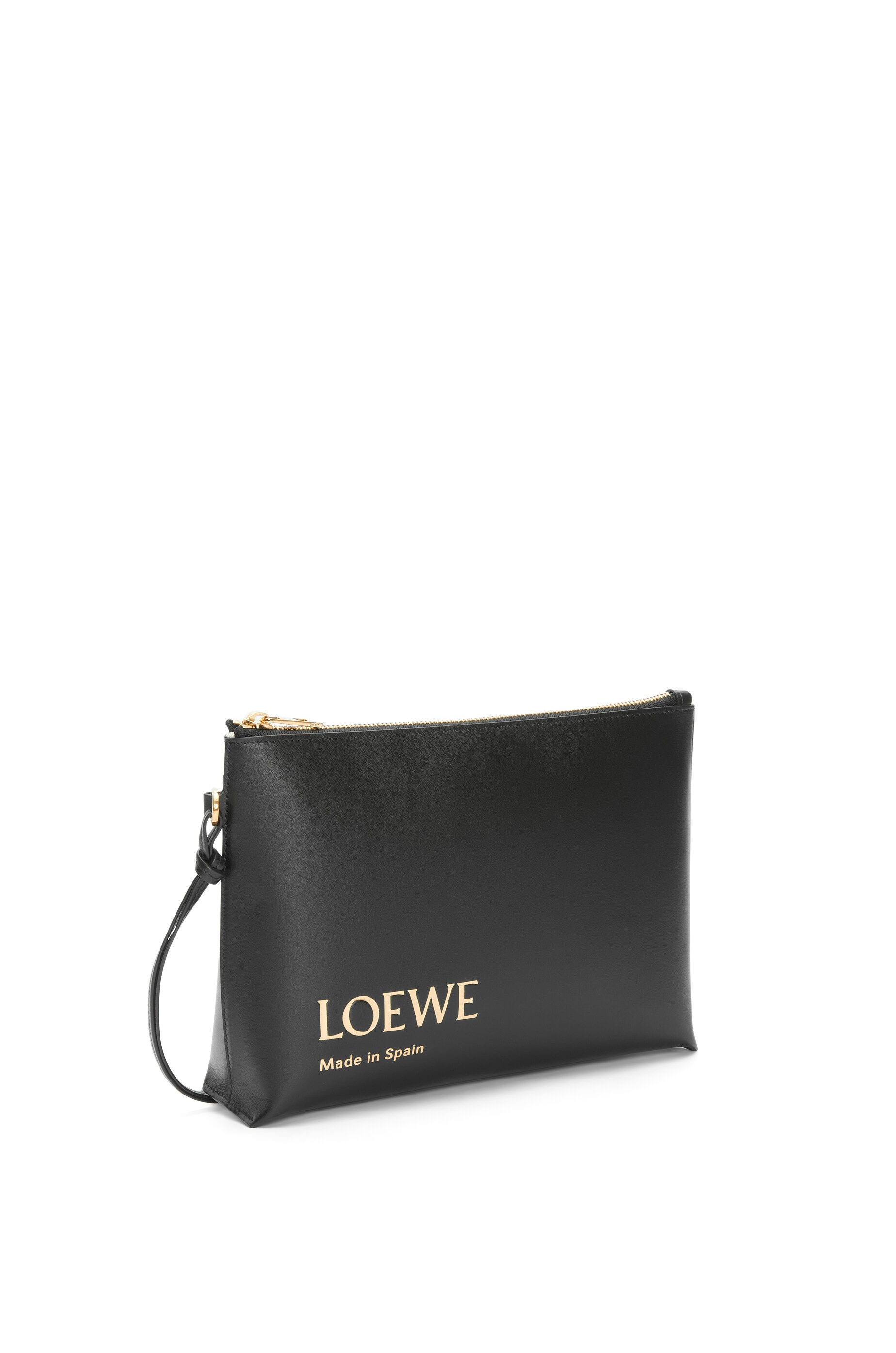 Embossed LOEWE T Pouch in shiny nappa calfskin - 2