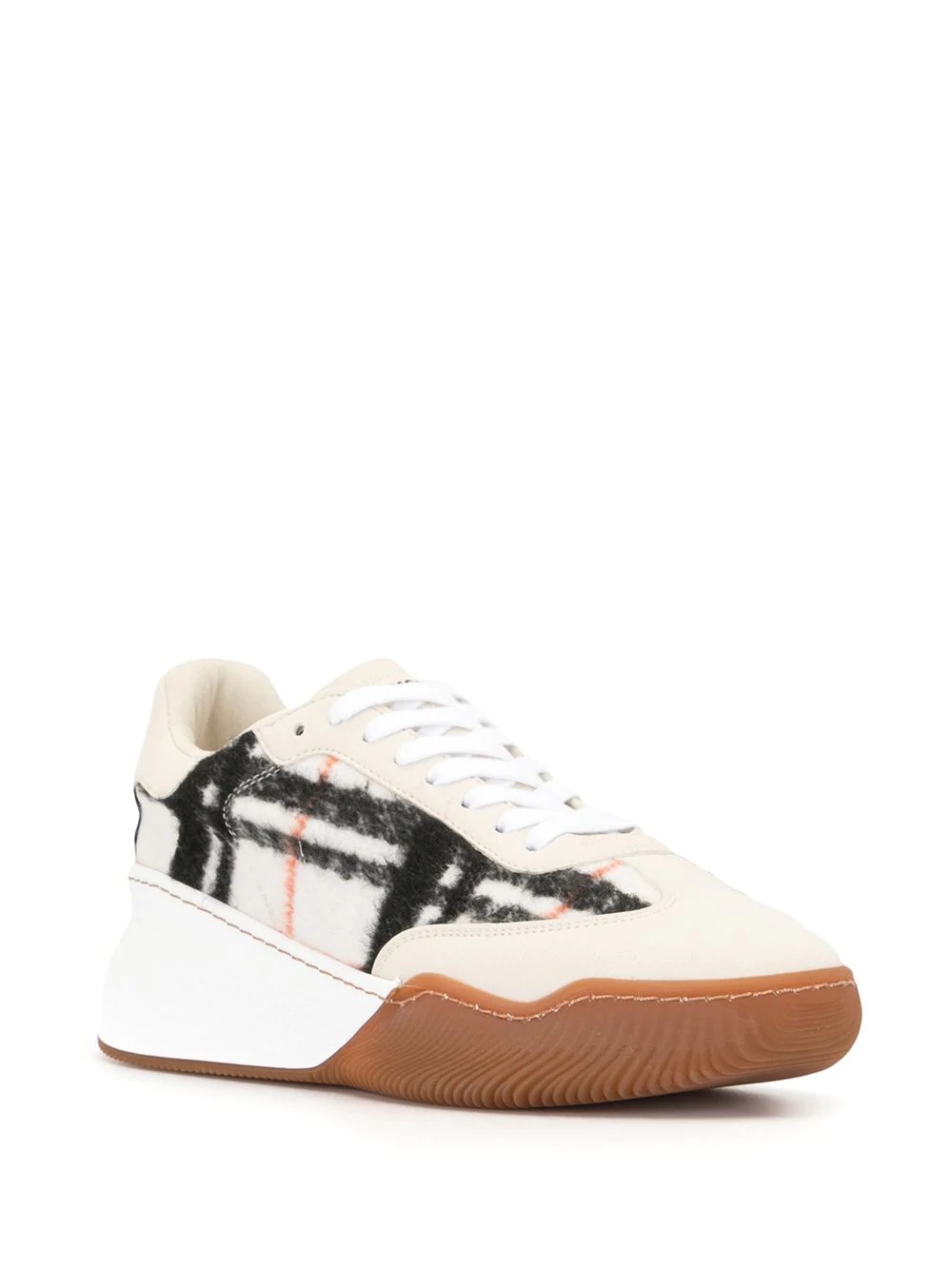 check platform sneakers - 2