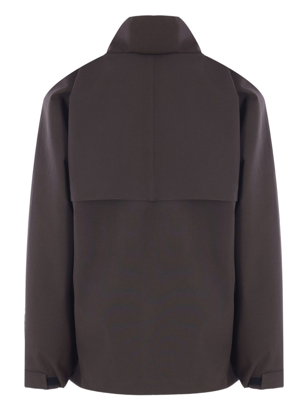 high-collar double-slider zip windbreaker - 2