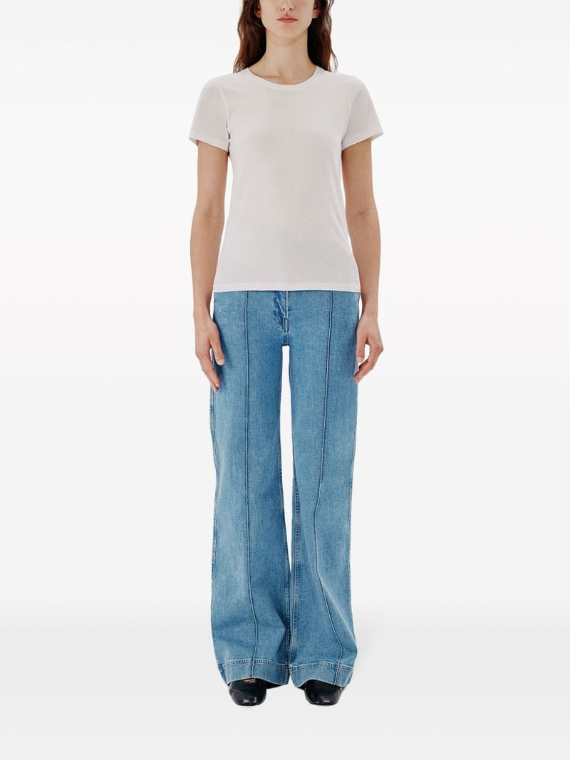 Another Tomorrow crew-neck organic cotton T-shirt outlook