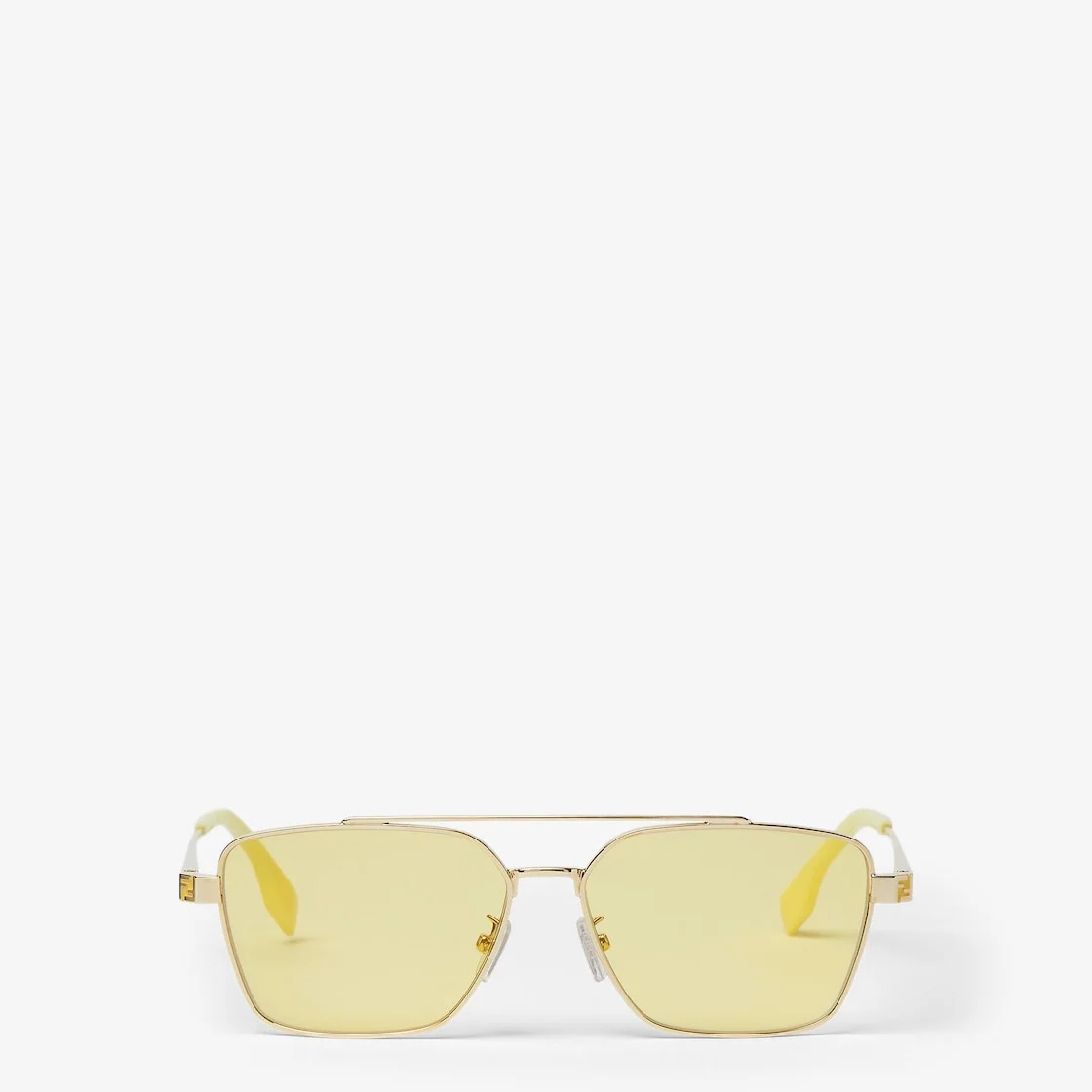 Fendi Sky Palladium-colored metal sunglasses - 1