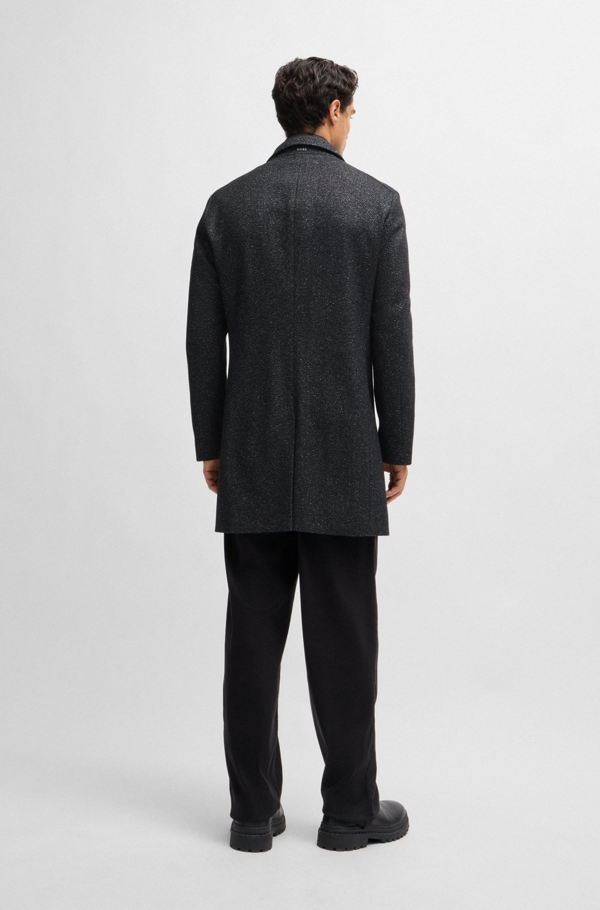 SLIM-FIT COAT WITH DETACHABLE ZIP-UP INNER - 5