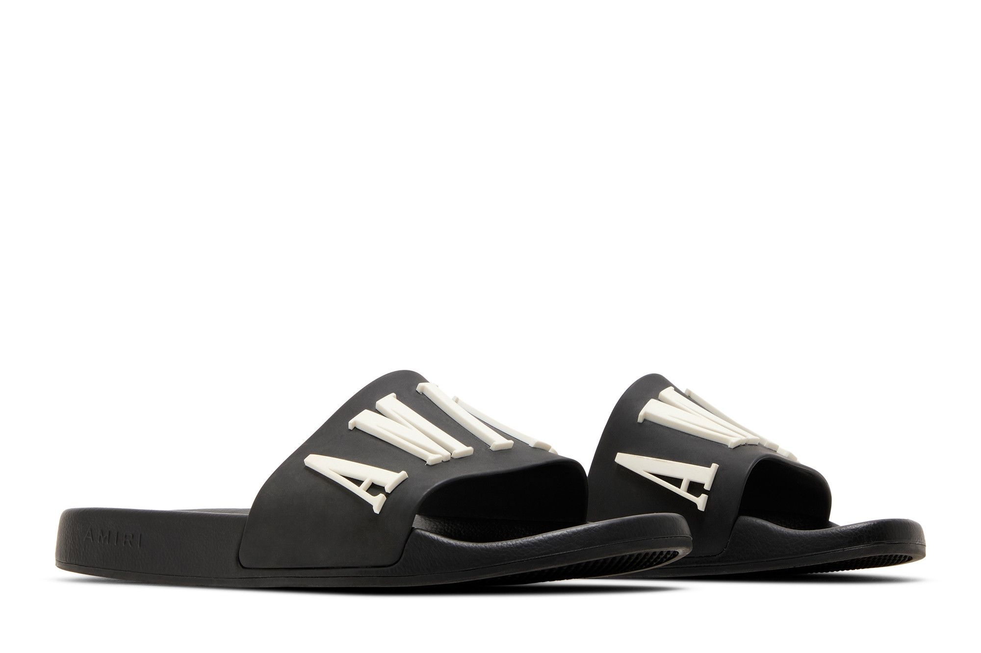 Amiri Logo Pool Slide 'Black' - 8