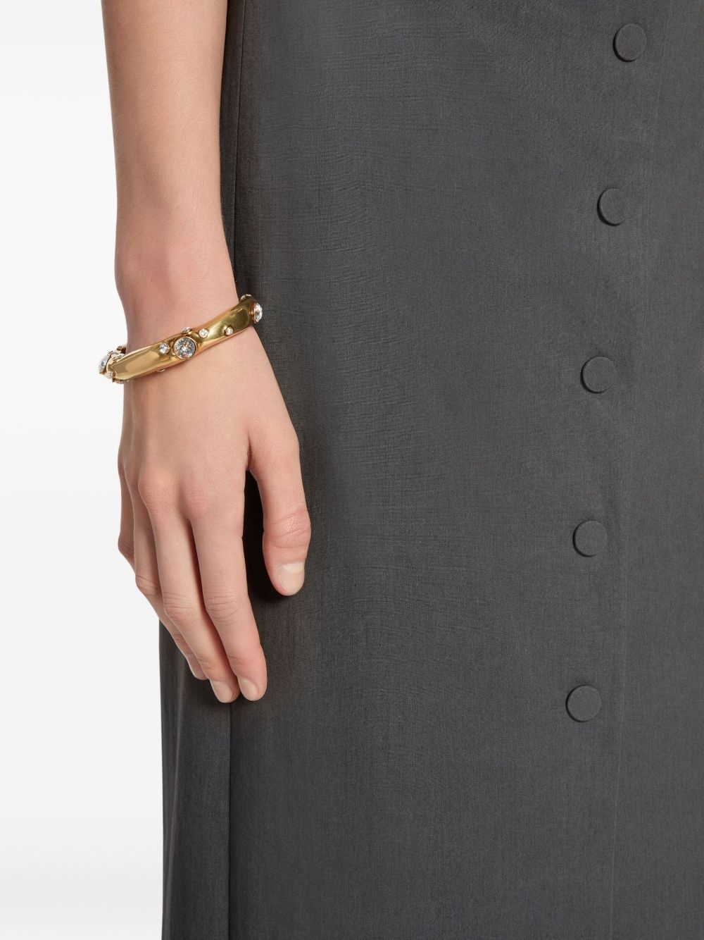 rhinestone-embellished bracelet - 2