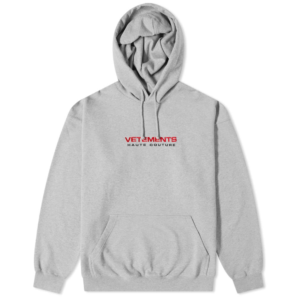 VETEMENTS Oversize Logo Haute Couture Hoody - 1