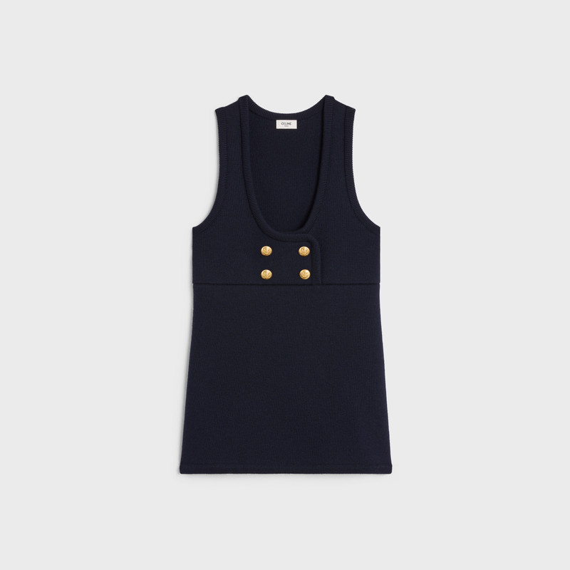 tunic mini dress in interlock wool 1