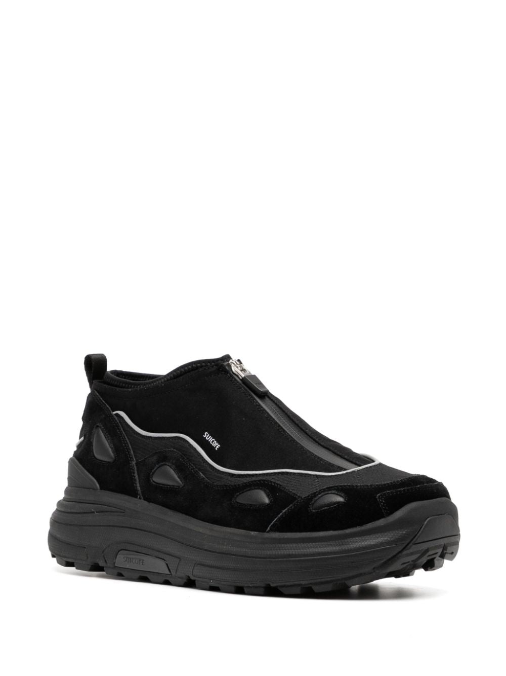 AKK-ZIP PANELLED SNEAKERS - 2