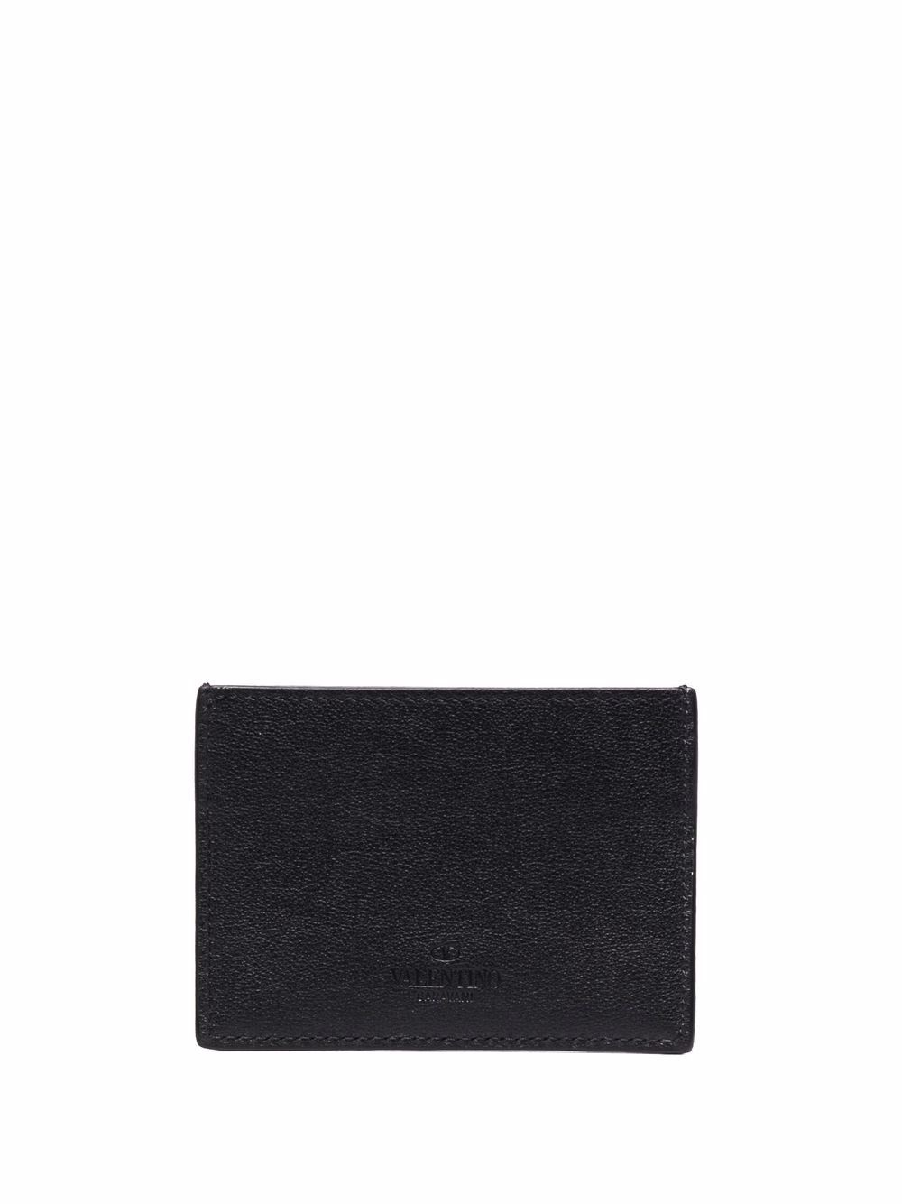 Rockstud leather cardholder - 2