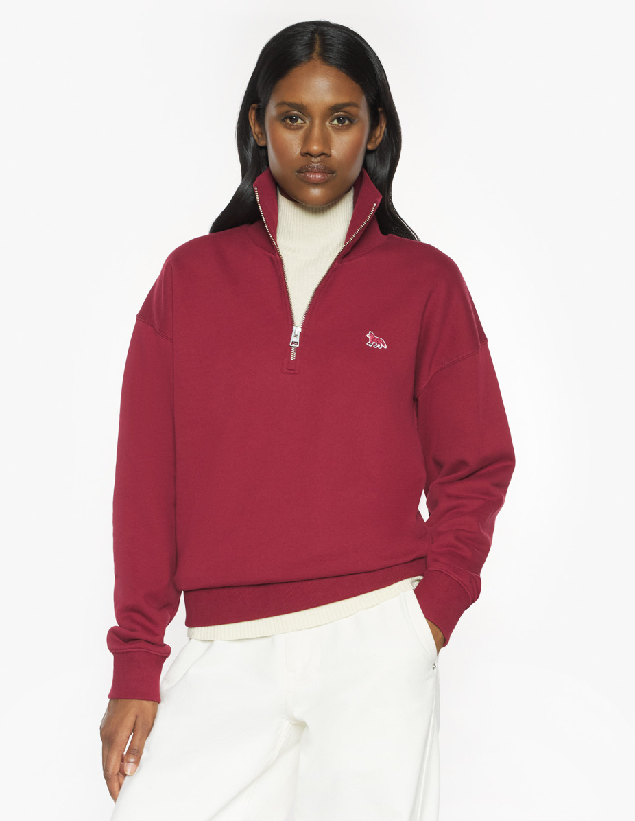 BABY FOX HALF ZIP SWEATSHIRT - 3