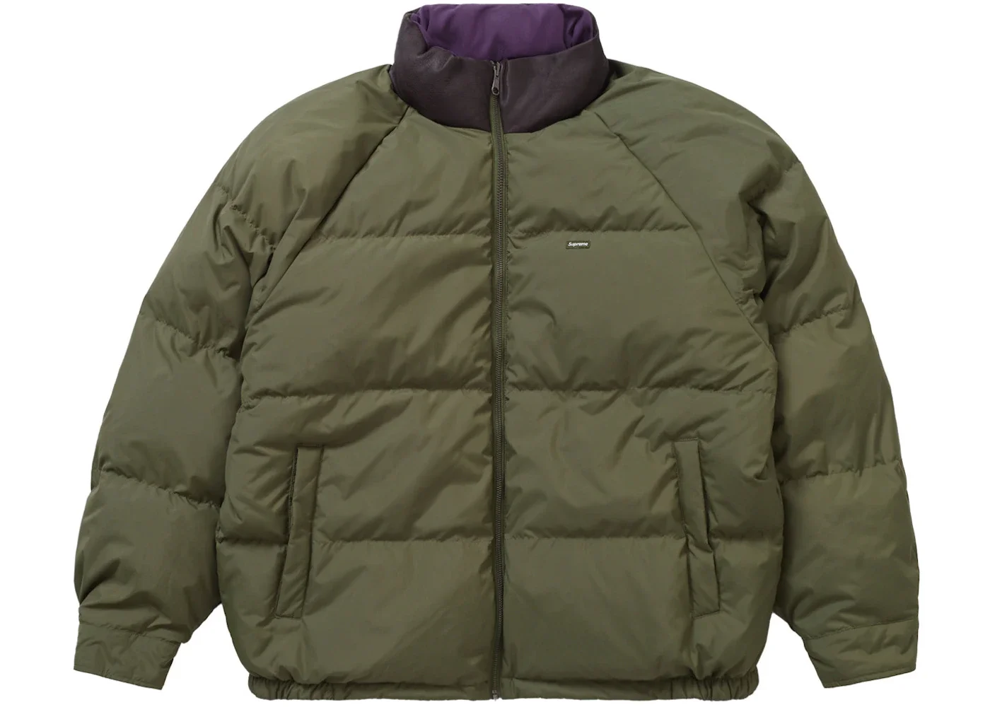 Supreme Reversible Down Puffer Jacket Purple - 1