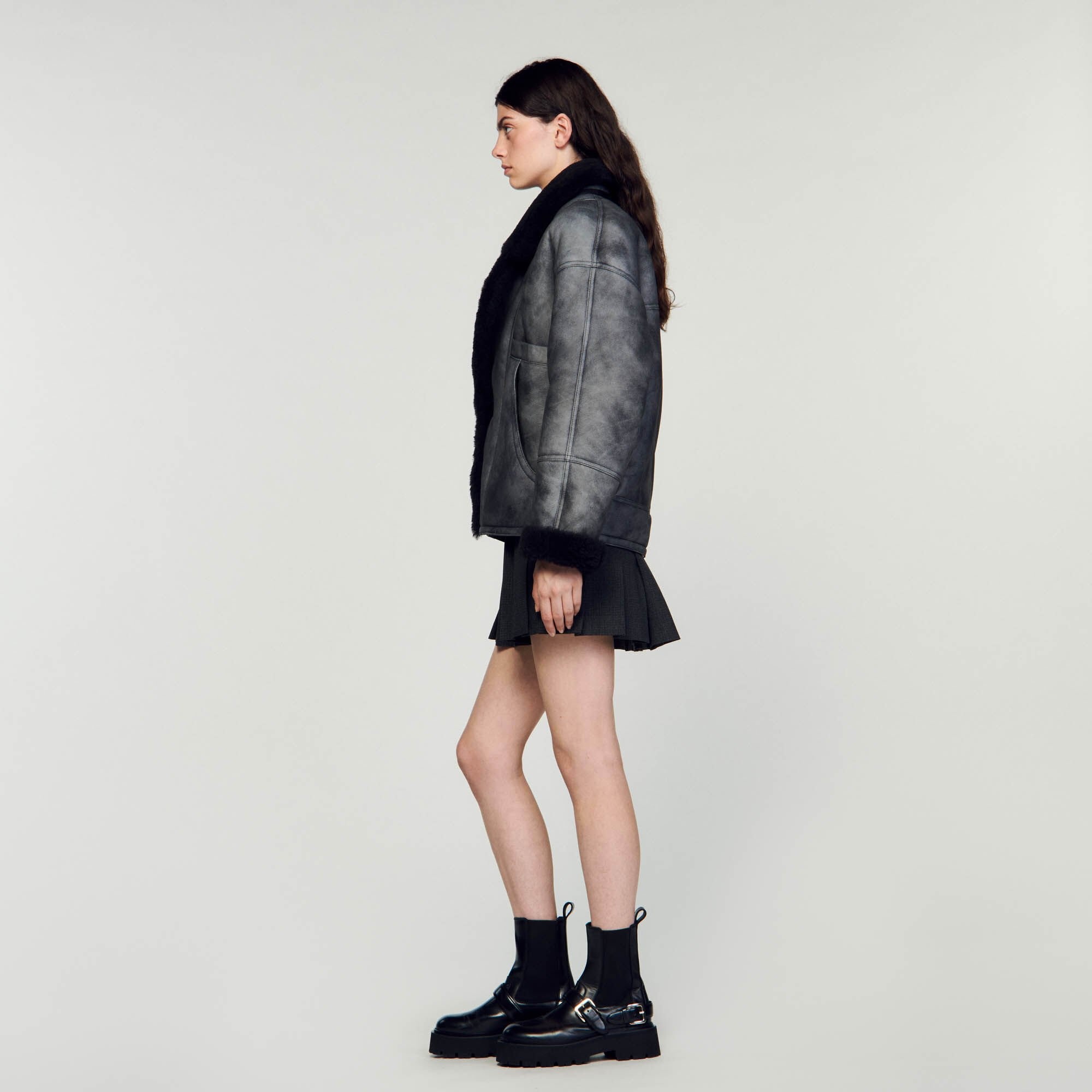 SHEARLING COAT - 7