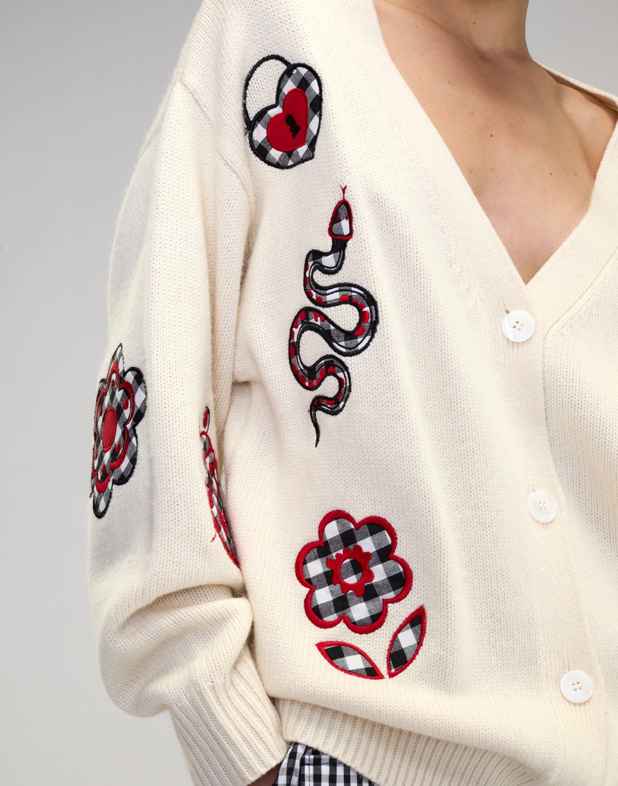 Playful Patchwork Cardigan - 8