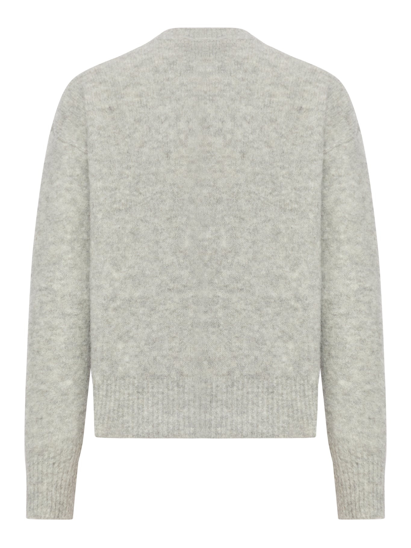 CREW NECK ALPACA WOOL SWEATER - 2