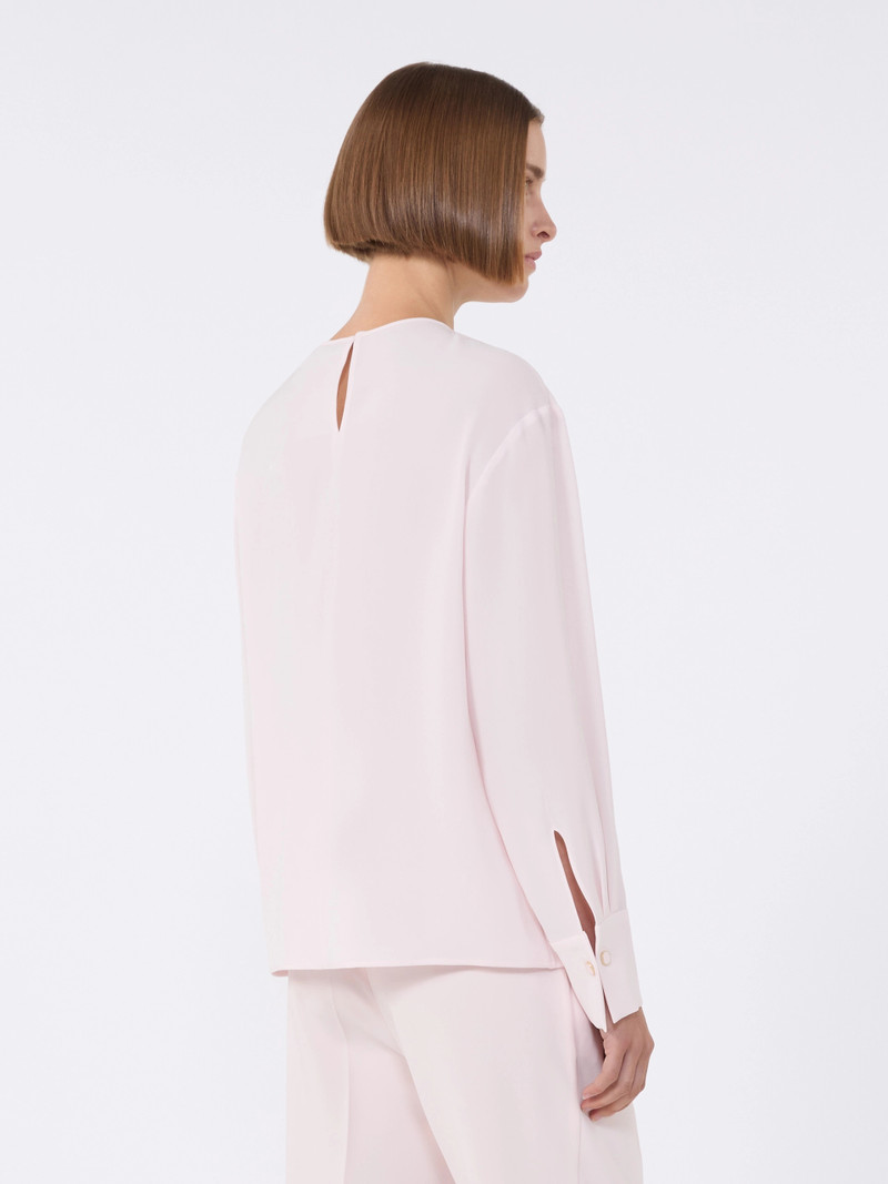 KAKI Lightweight cady blouse - PINK 4