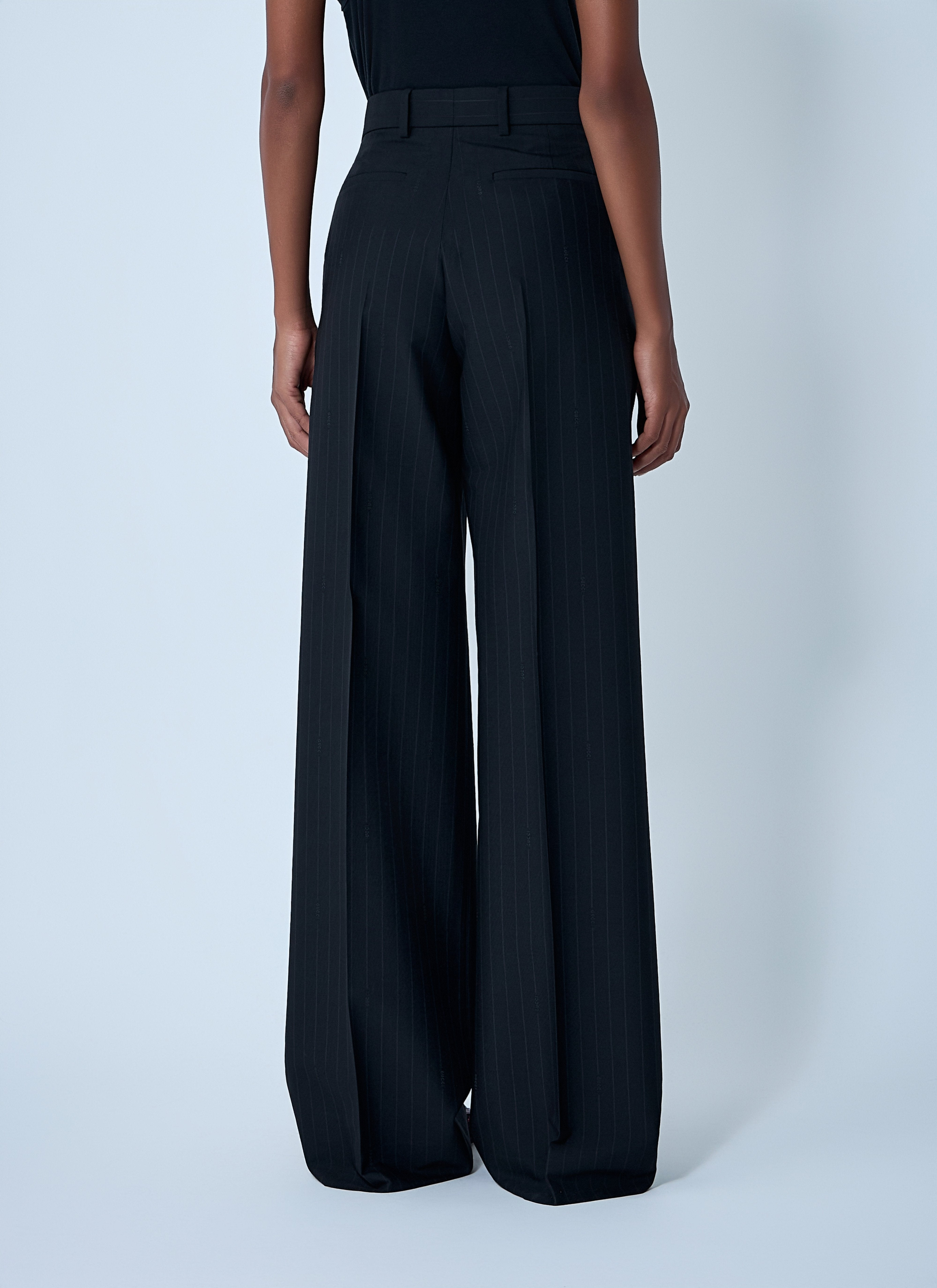 Gucci Women Tailored Wool Pants - 4