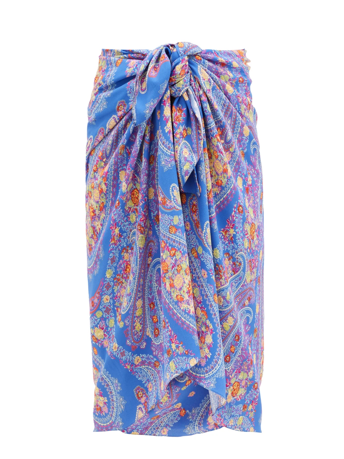 Paisley-print crepe sarong - 1