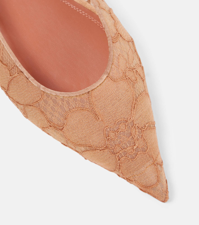 Barbara lace ballet flats 5
