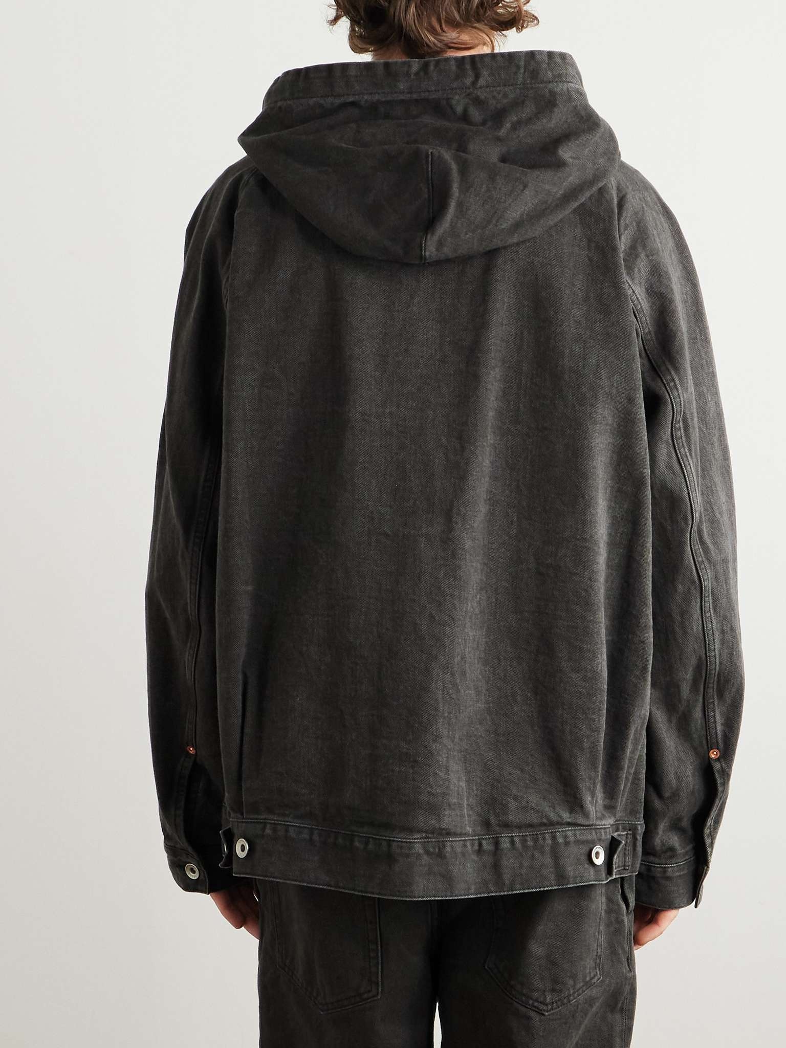 Hooded Denim Jacket - 3