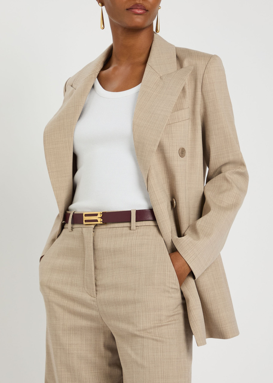 Victoria Beckham Frame Grained Leather Belt - 2