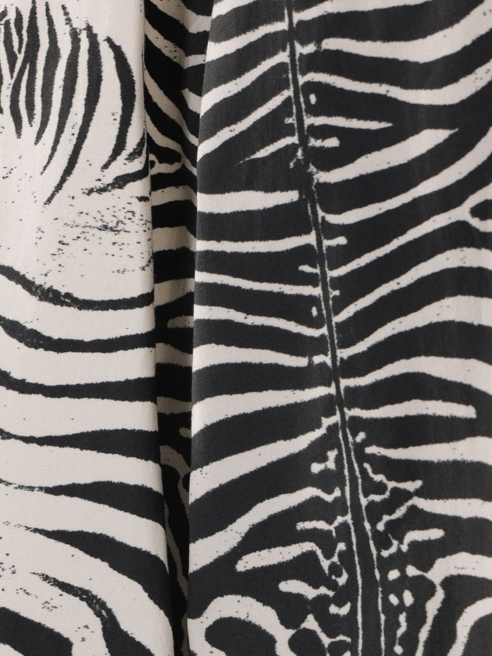 zebra-print shirtdress - 4
