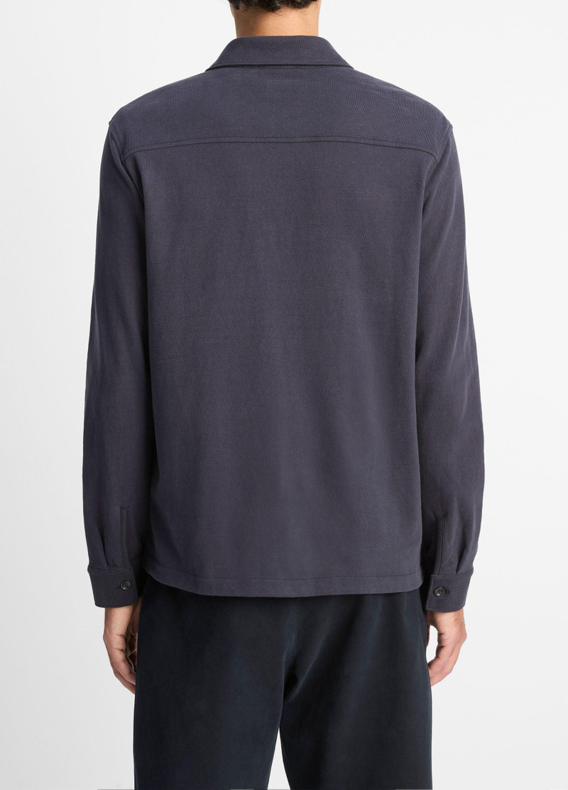 Vince Heavy Sueded Cotton Shirt Jacket outlook