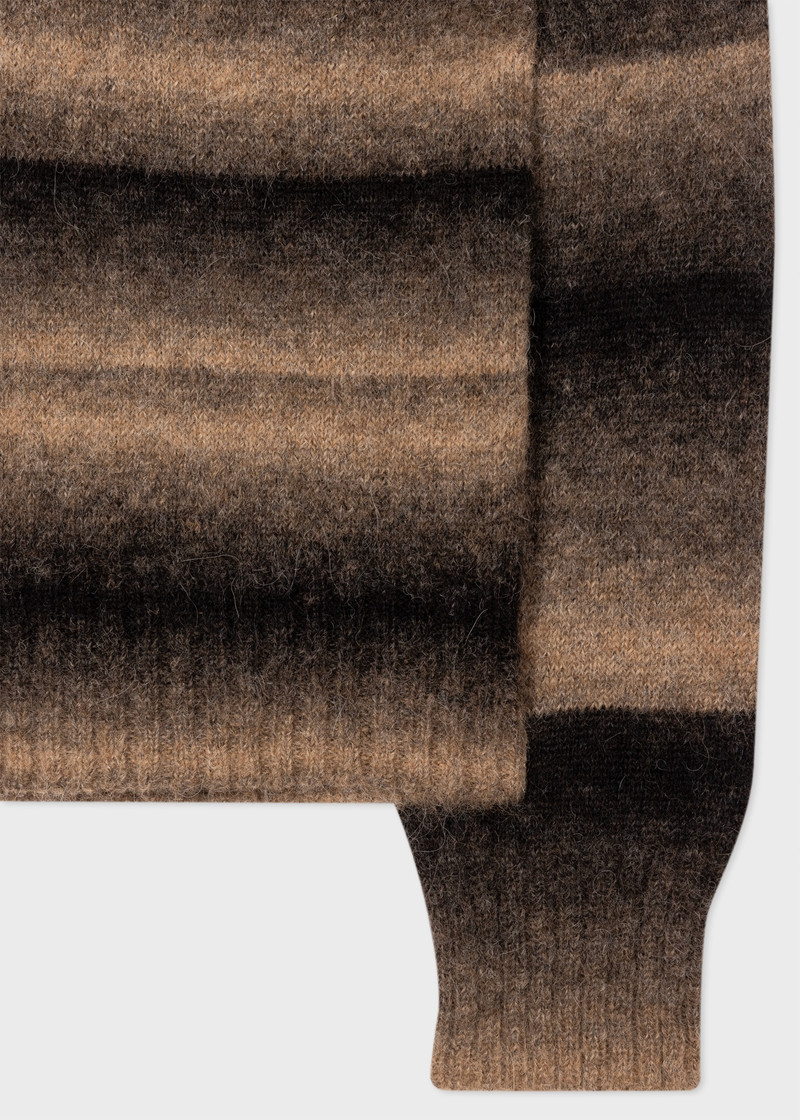 Paul Smith Brown Ombre Stripe Cardigan outlook