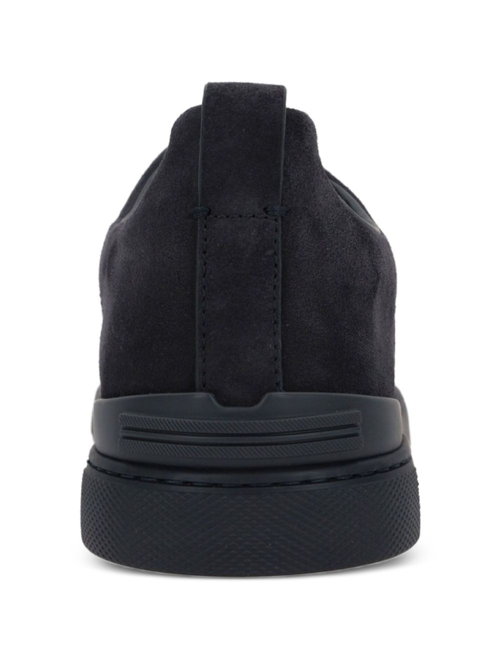 elasticated-panel suede sneakers - 3