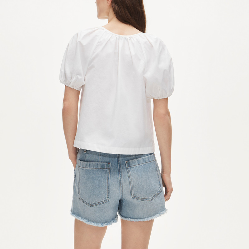 Utility-pocket denim short 5