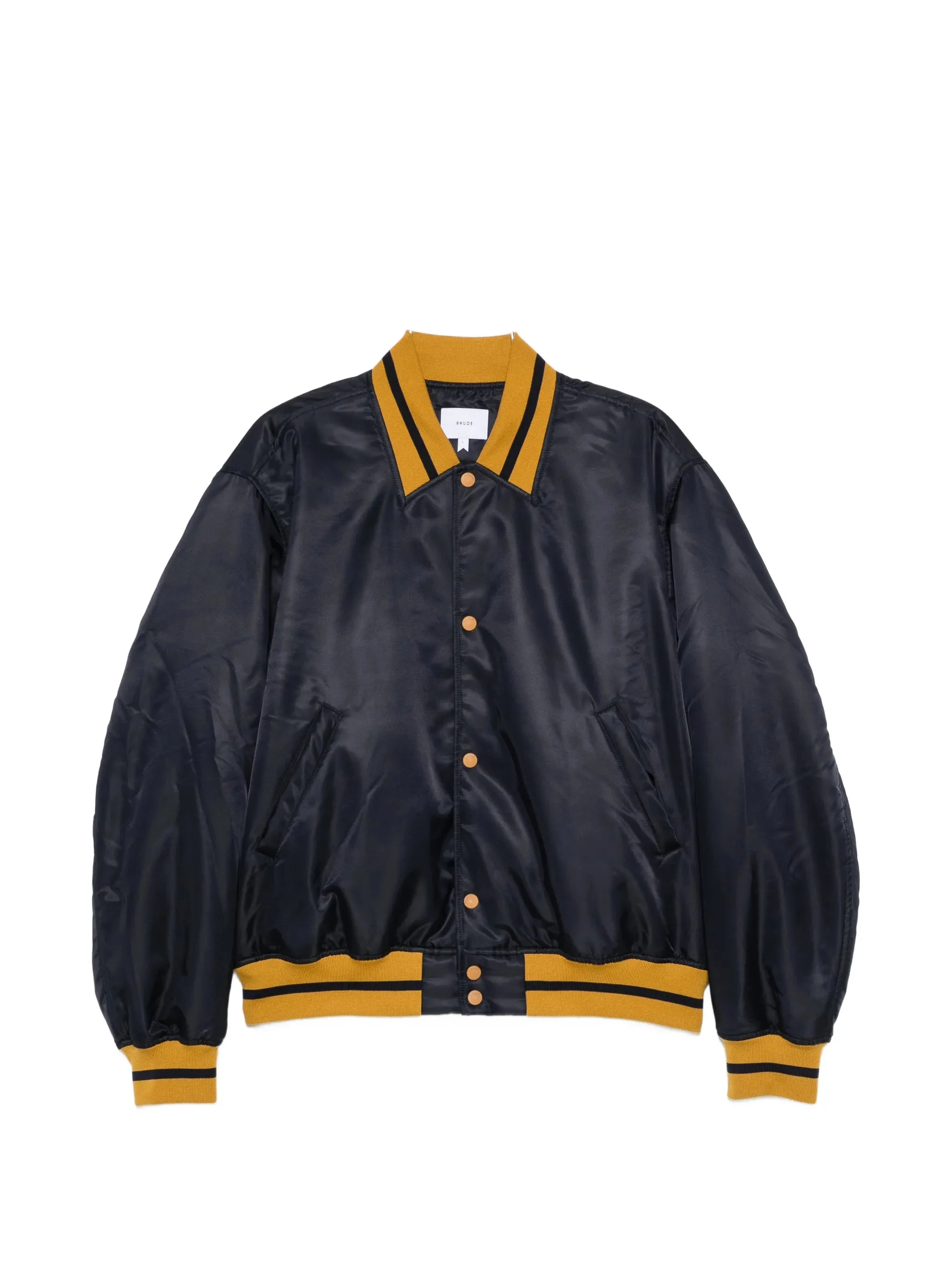 Rhude Logo-patch Striped-trim Jacket - 1