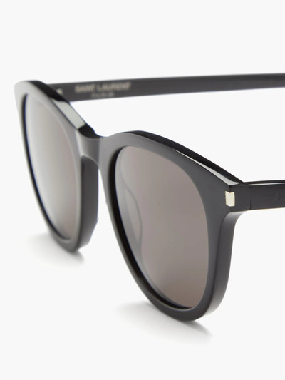 SAINT LAURENT Round acetate sunglasses outlook