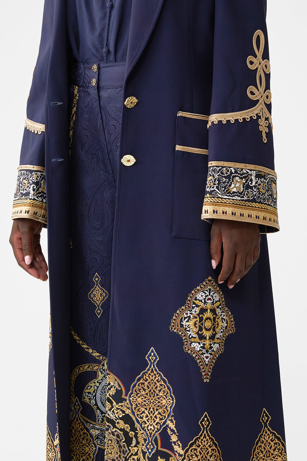 LONG MILITARY COAT - 5
