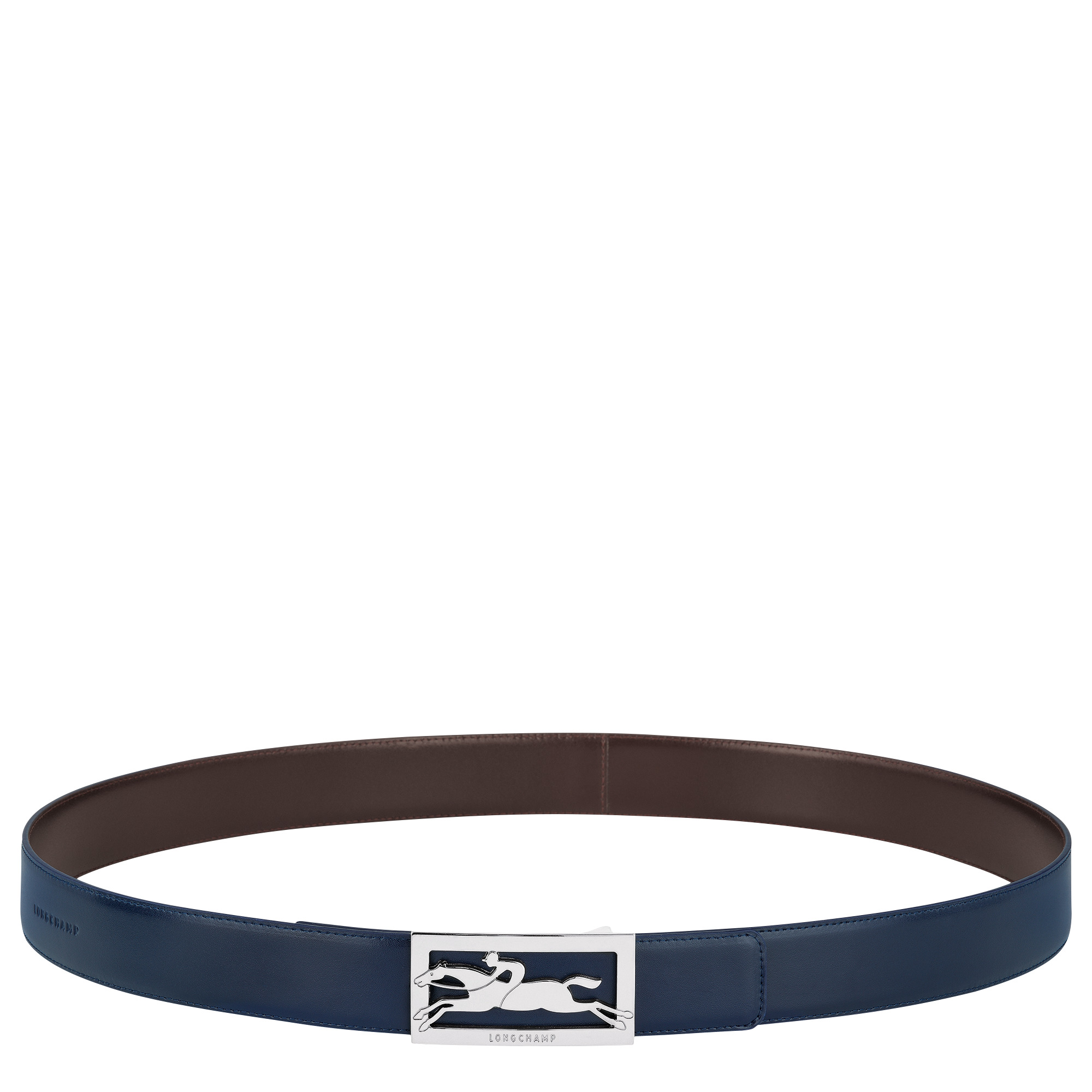 Delta Box Men's belt Navy/Burgundy - Leather 1